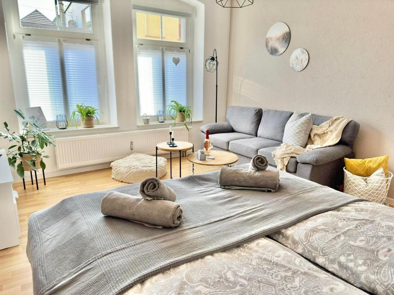 Appartement "Stadtgefluester" Im Zentrum, Inkl Stellplatz, 2 Betten, Babybett, Balkon, Gratis Kaffee Und Tee, Wlan Bautzen Extérieur photo